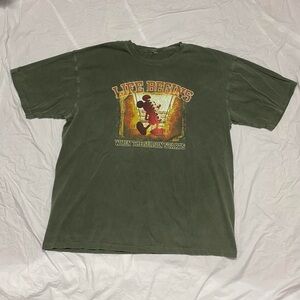 Khaki vintage Mickey Mouse Football shirt